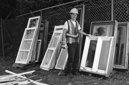 Enclosed and lockable skip placed on a Hendon property