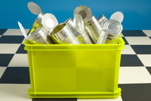 Eco-friendly recycling process in action