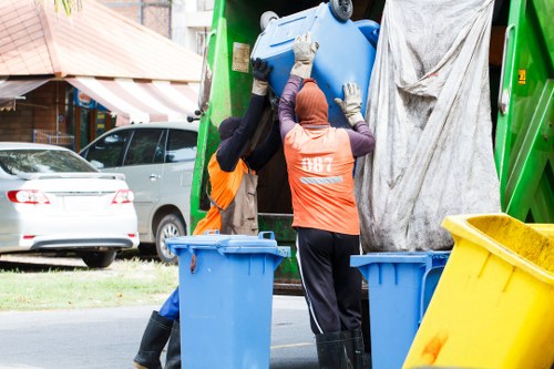 Recycling facilities handling construction debris