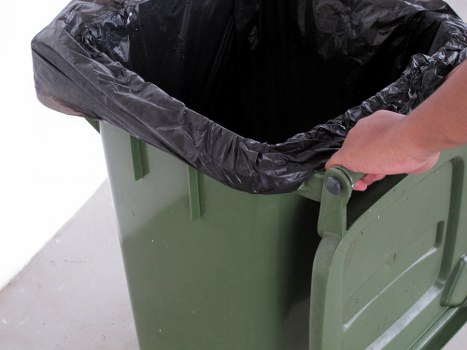 Various types of demolition waste categorized